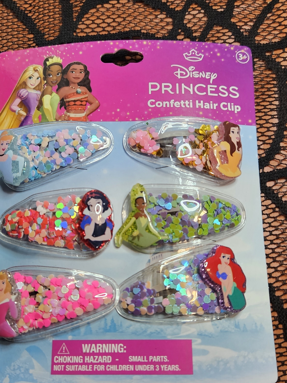 Disney Princess & Stitch Confetti Hair Clips Set - Picture 3 of 5